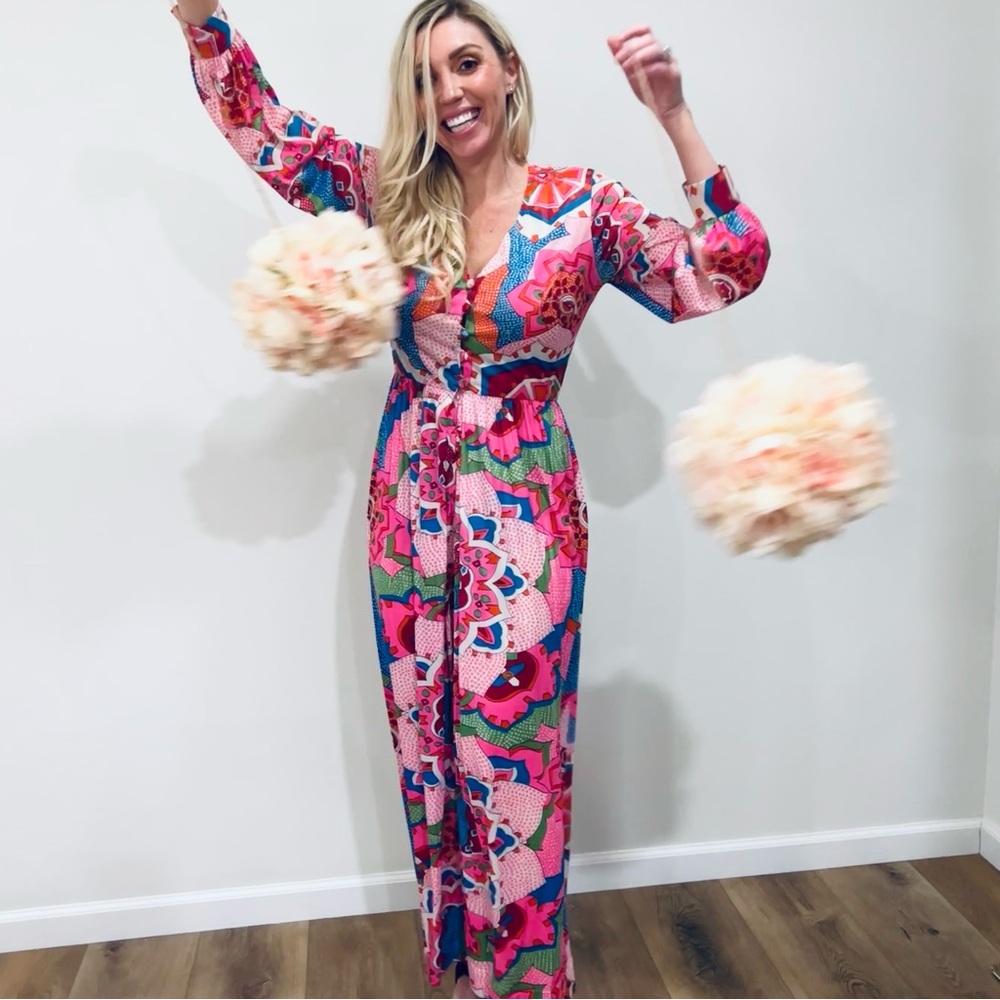 VTG 70’s Retro Psychedelic Jumpsuit
